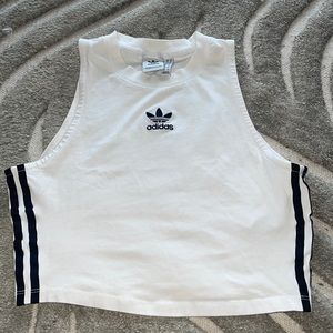 Addidas high neck crop top
